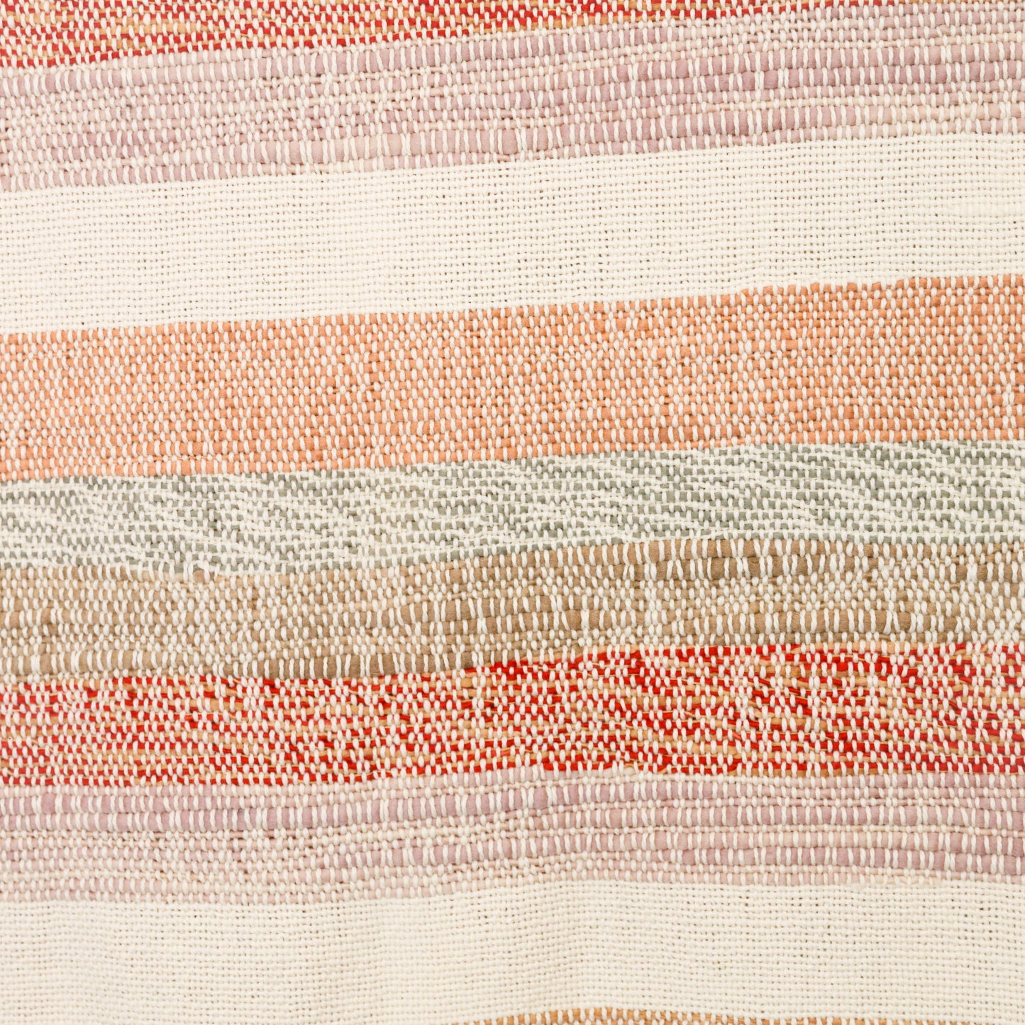 Colorful Striped Merino Wool Throw – Handwoven Limited Edition