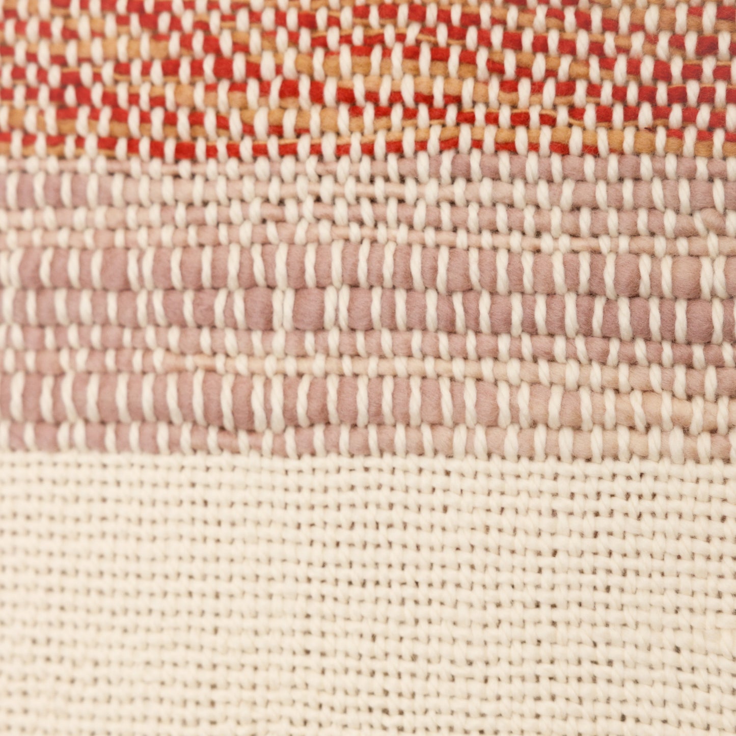 Colorful Striped Merino Wool Throw – Handwoven Limited Edition