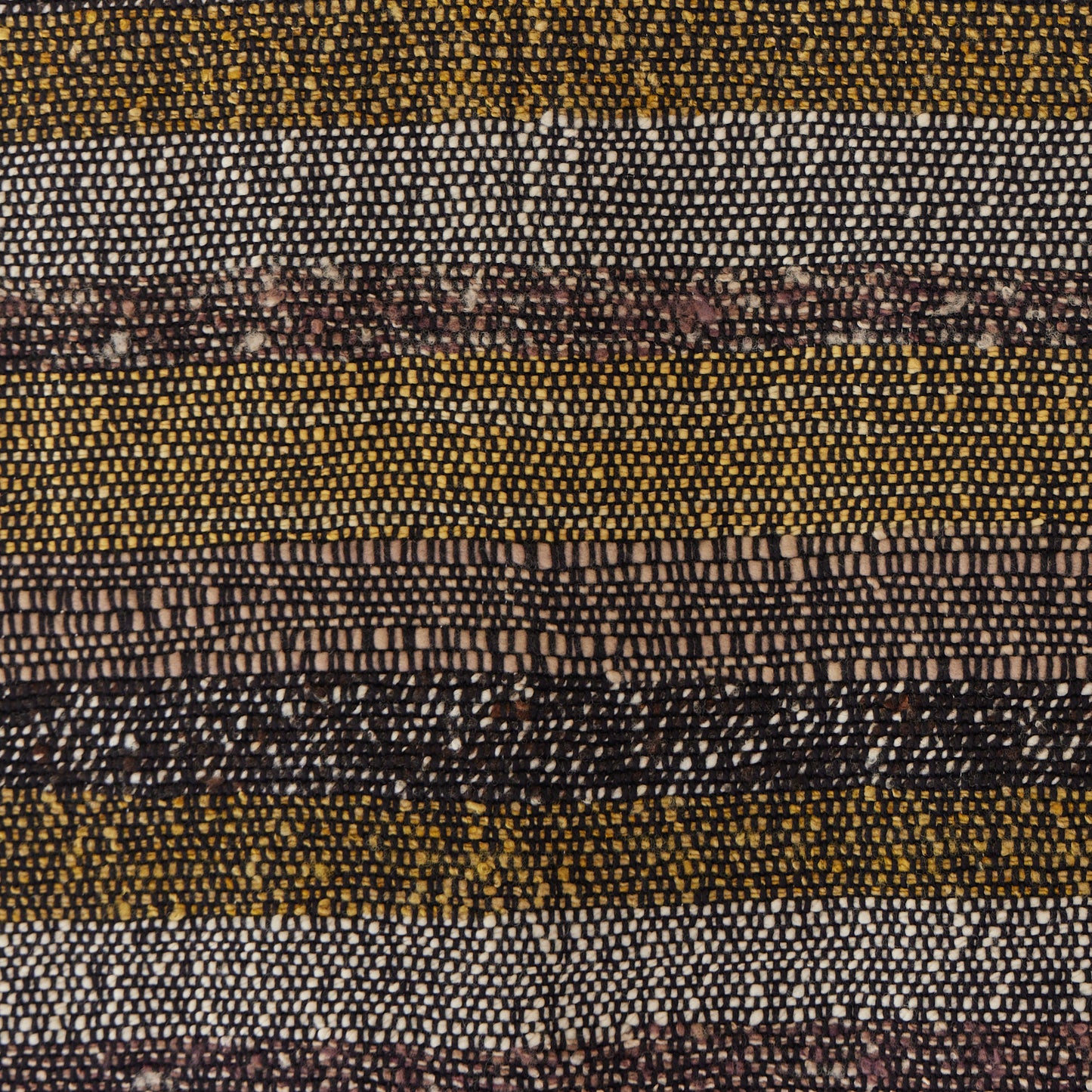 NOCHE Blanket — Handwoven Wool Throw Naturally Dyed in Deep Tones