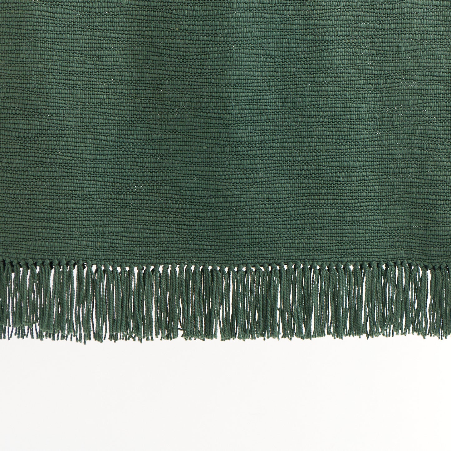 Olive Green Chunky Woven Blanket - Cozy Up in Sustainable Style - Handmade with Irregular Merino Wool Texture