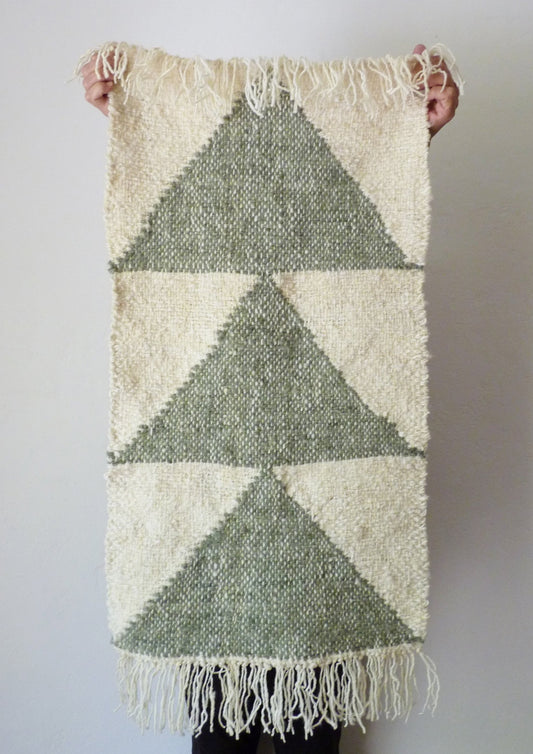 Arrow Small Rug in Yerba Mate Green 20*36