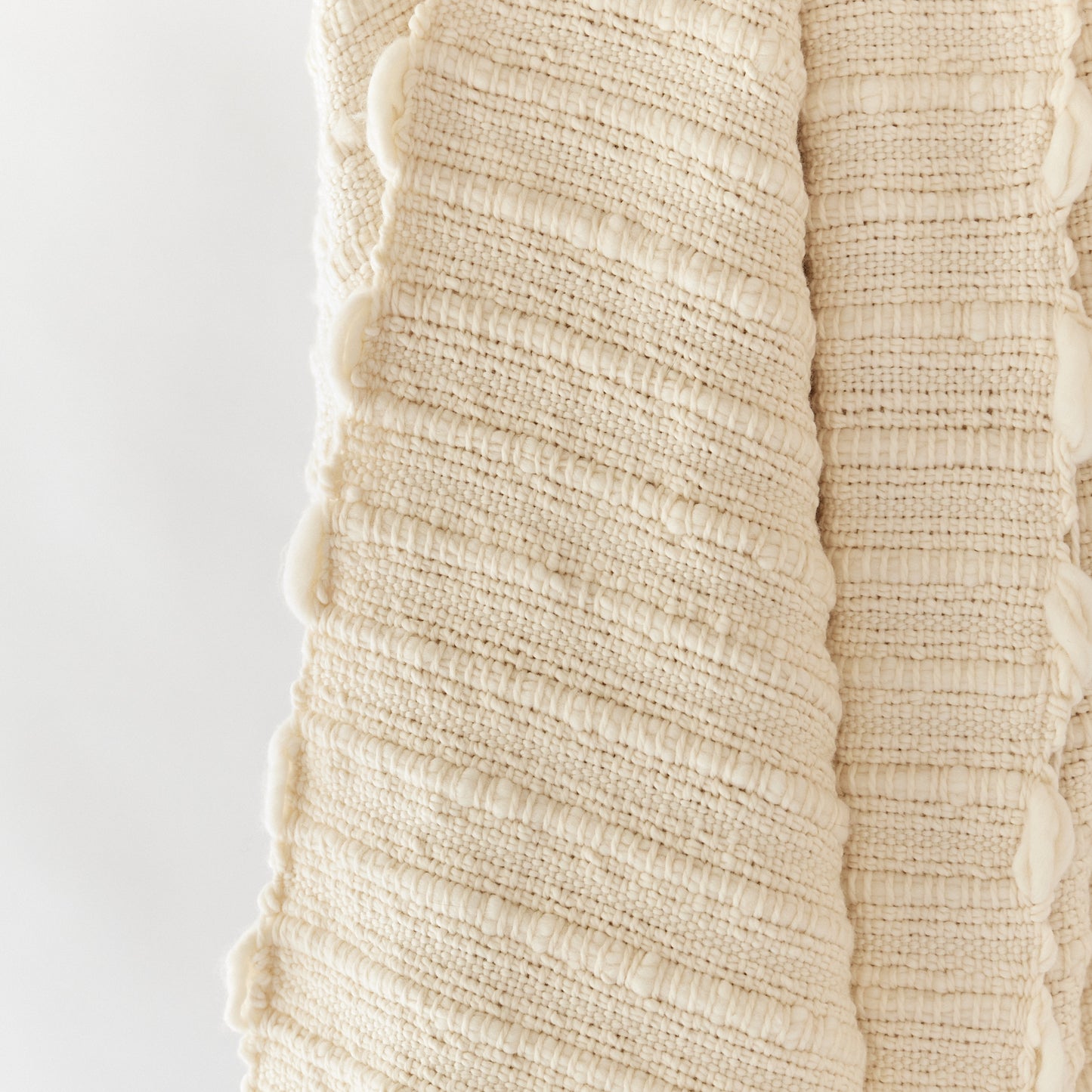 ANA Handwoven Merino Wool Textured Blanket