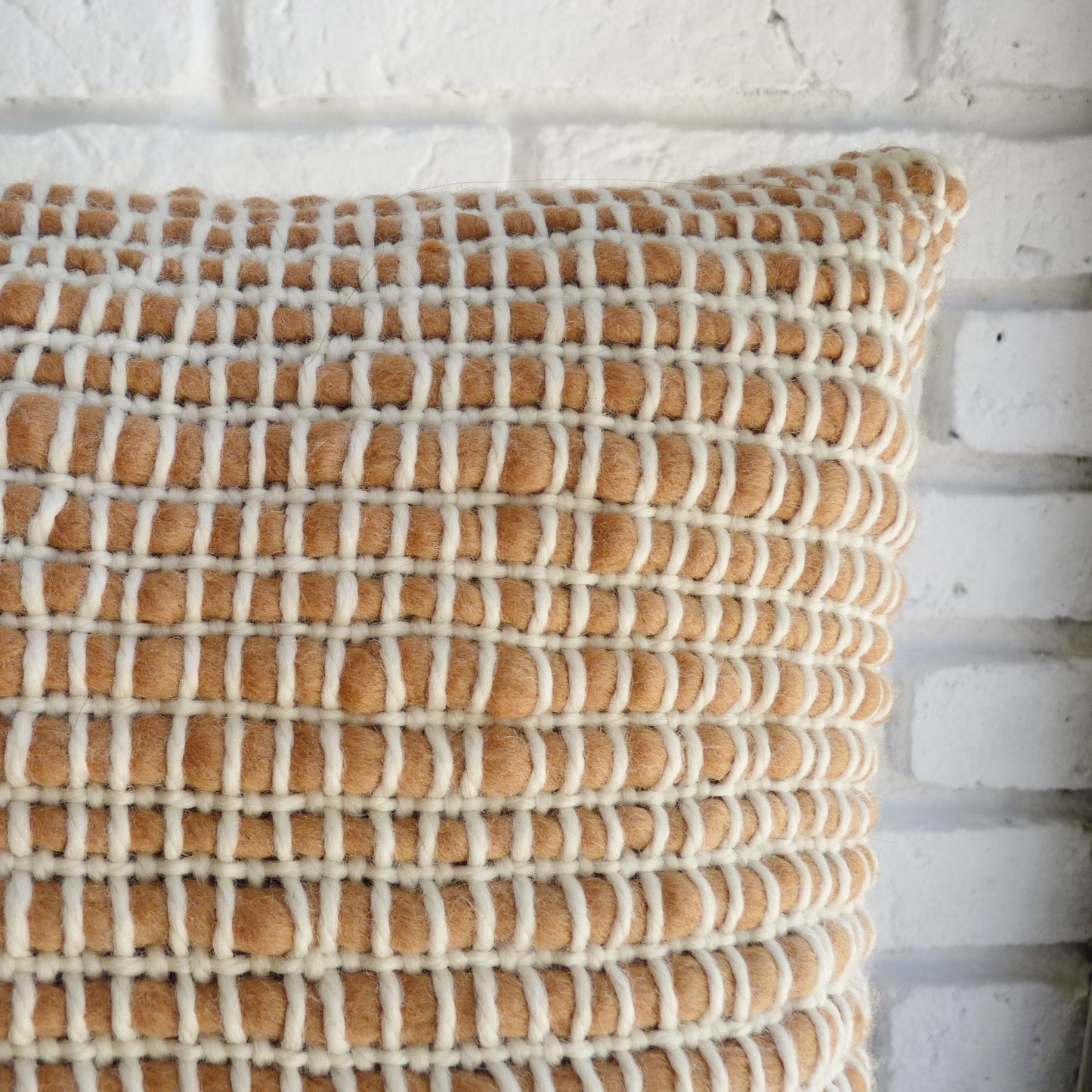 Lumbar Cushion Cover Waves in Blush