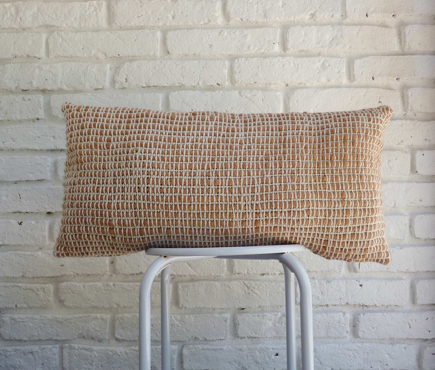 Lumbar Cushion Cover Waves in Blush