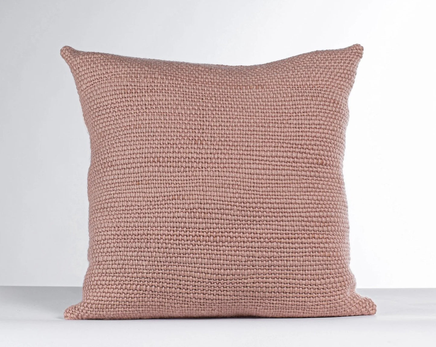 Neutral Throw Cushion Cover Handwoven Niebla 18x18