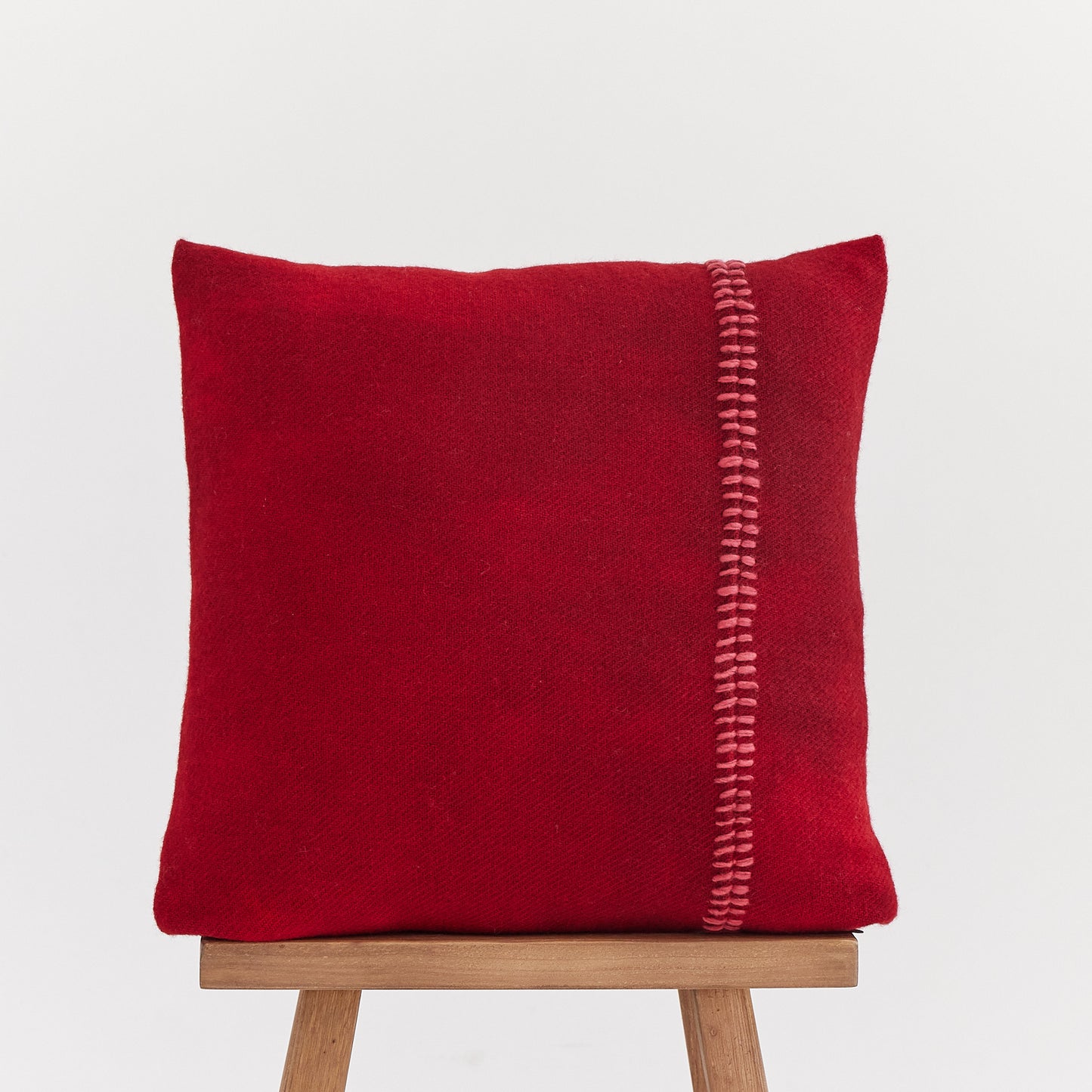 Hand-Dyed Wool Embroidered Pillow Cover - Sofia Collection