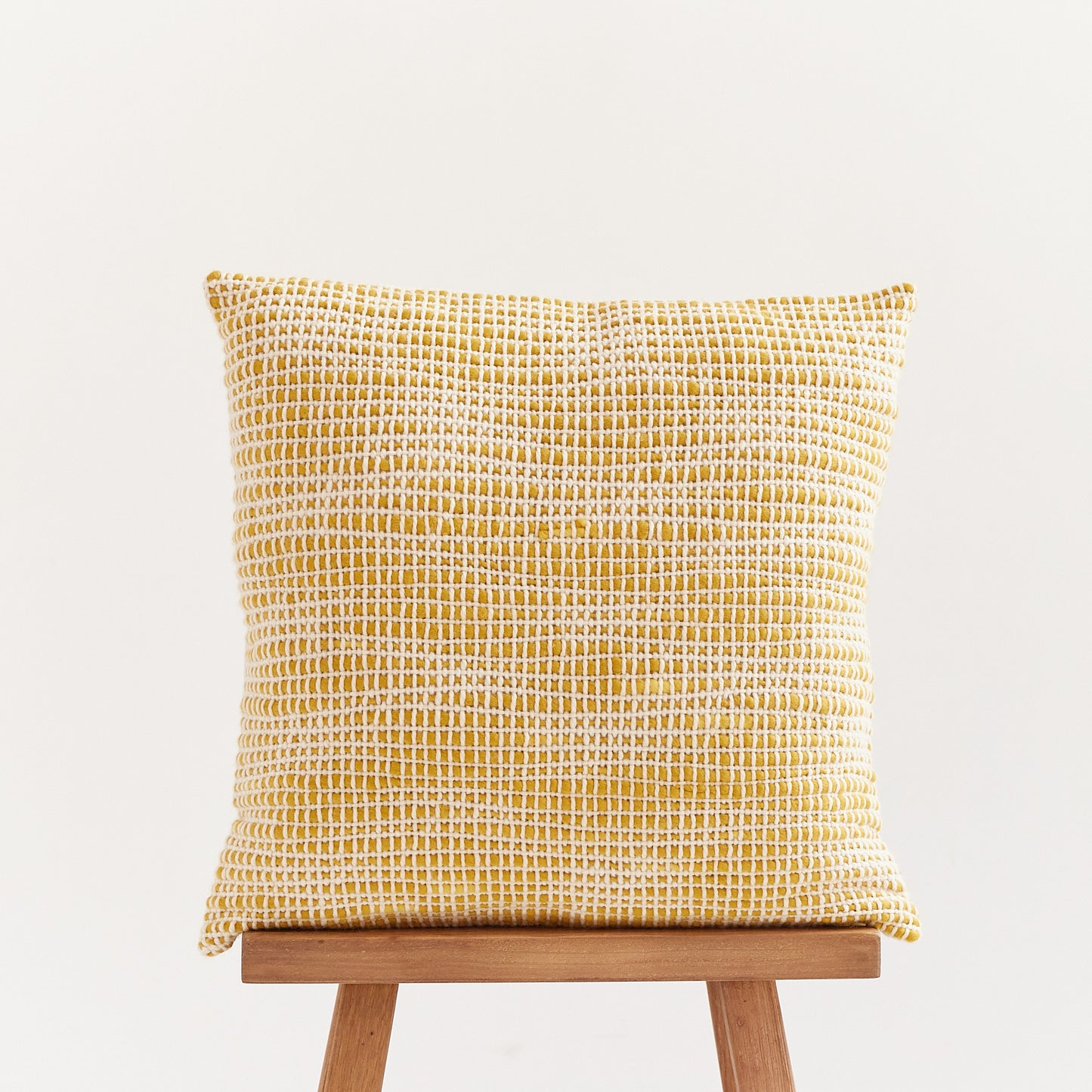 Waves Cushion Cover in Yellow