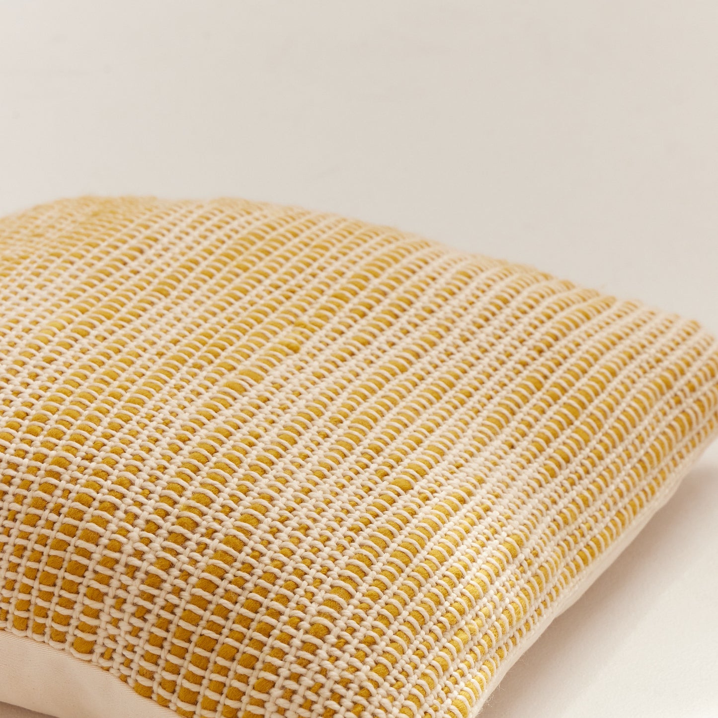 Waves Cushion Cover in Yellow