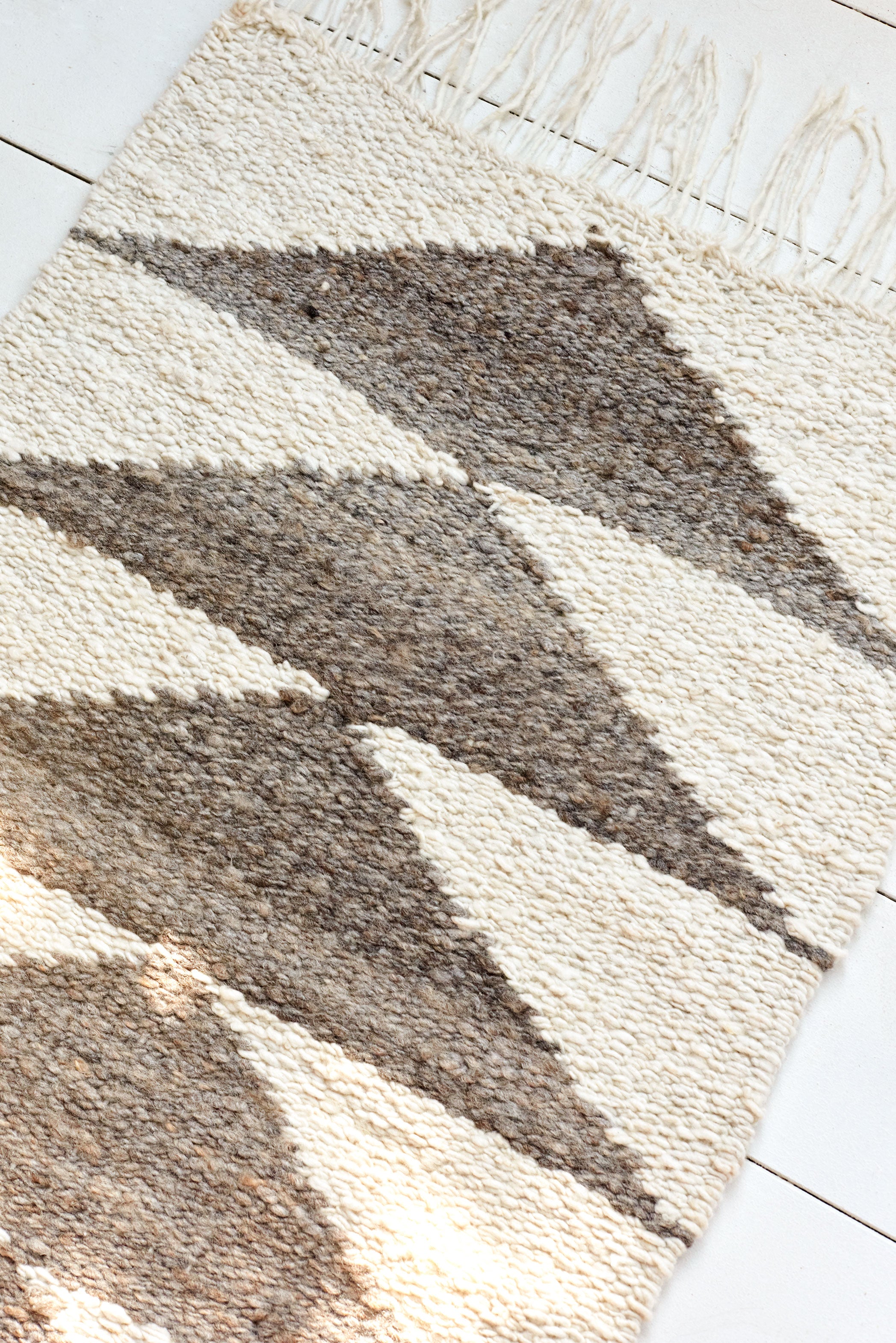 Geometric Triangle Rug for Bedroom Aesthetic Triangulo 22x35 – Texturable