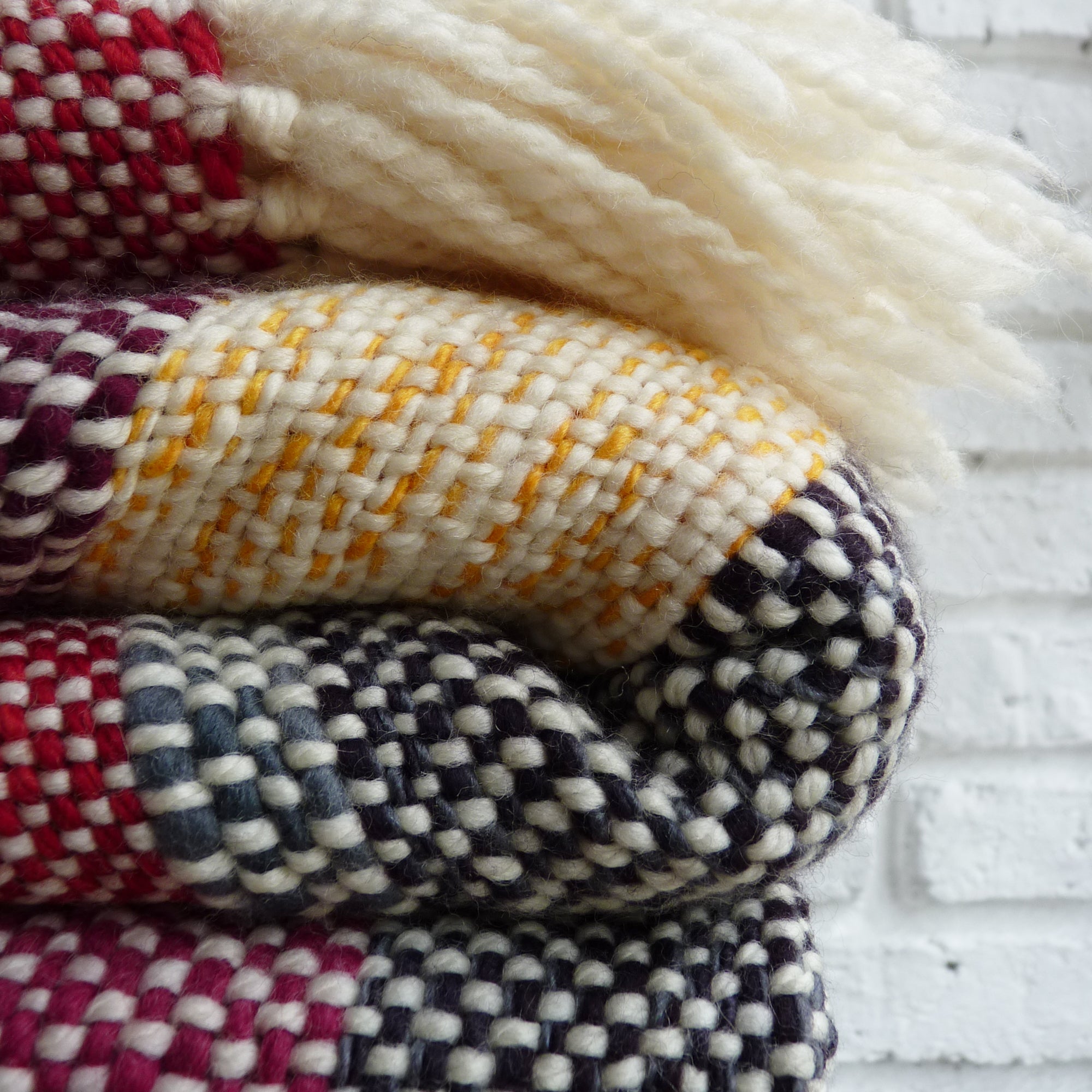 Colourful discount wool throws