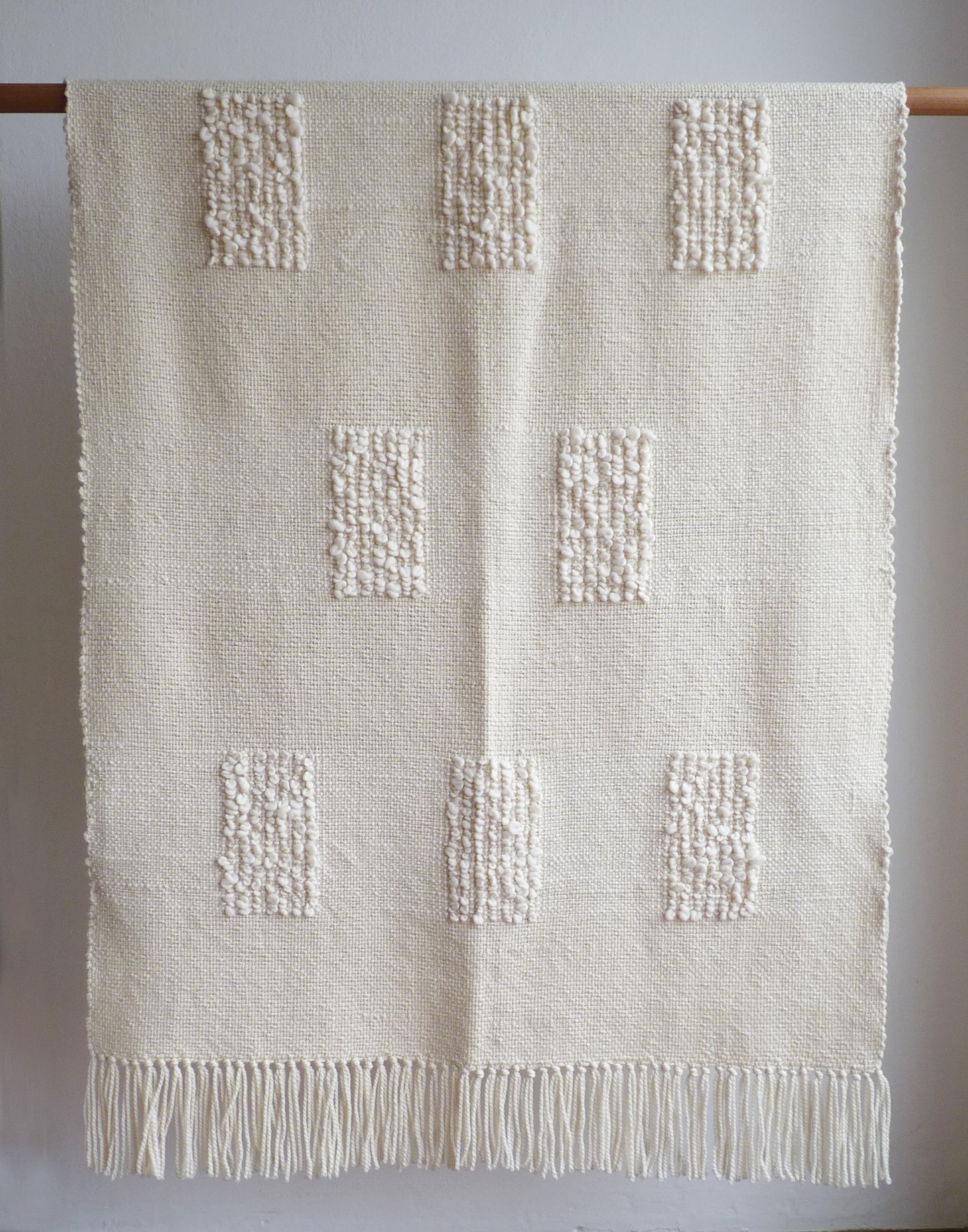 Minimalist Modern Afghan Throw