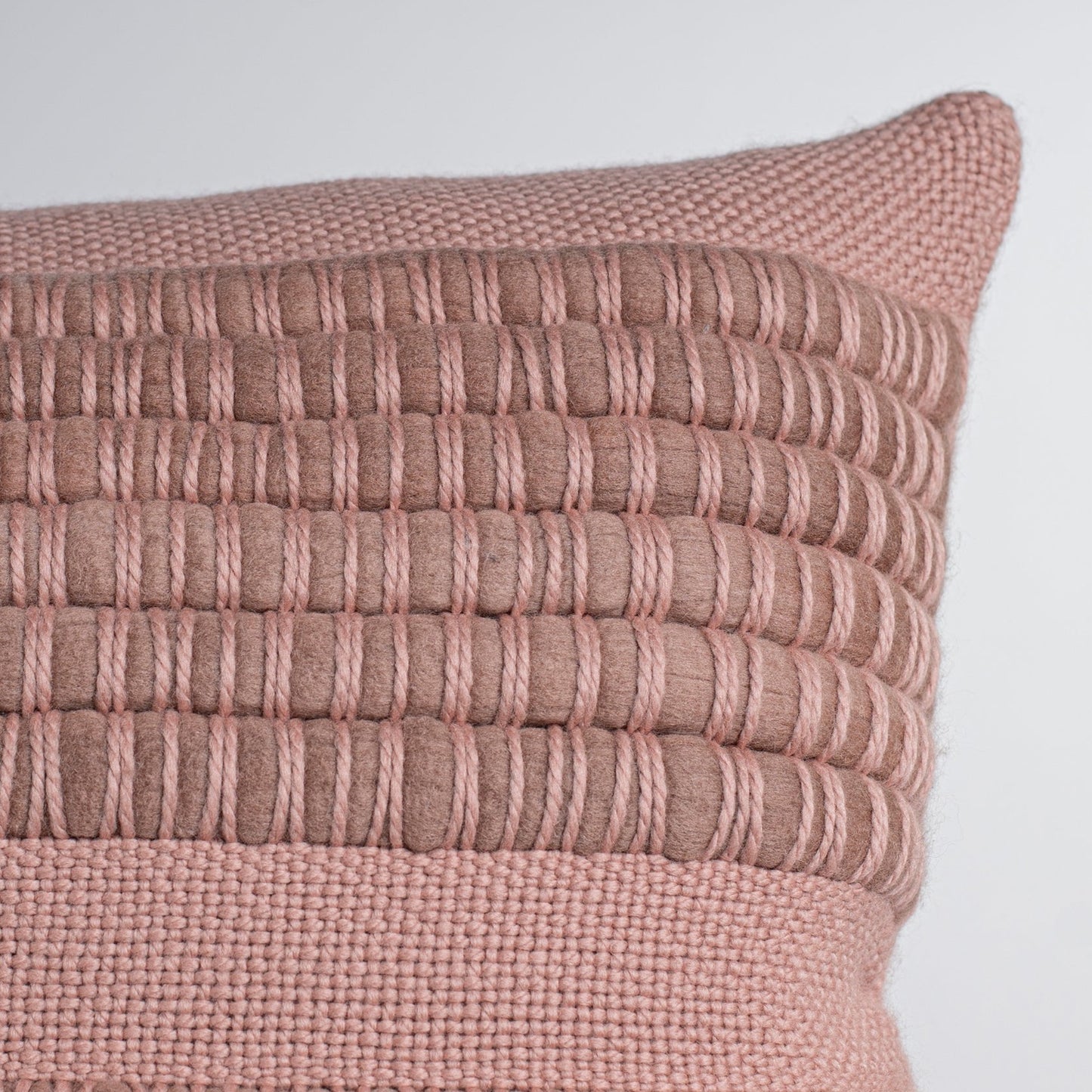 Rose Pillow Cover Textured Mista 18x18