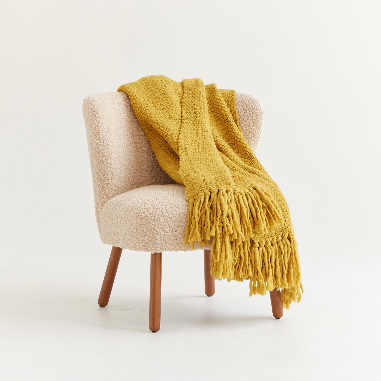 Merino Wool Blanket - Handwoven in Uruguay for Luxurious Texture and Minimal Style